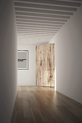 PSD 편집이미지 액자 사람없음 인테리어 공간 복도 디지털합성 나무바닥 나무문 디지털아트 이미지편집 디자인 바닥 목재 문 파일형식