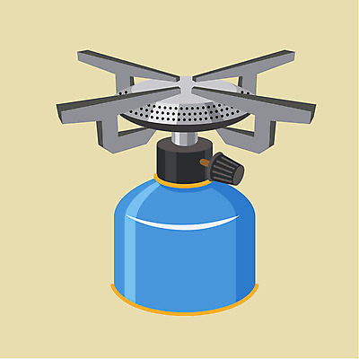 클립아트 아이콘 캠핑도구 사람없음 스토브 오브젝트 2D아이콘 AI파일 캠핑 가전제품 도구 파일형식 벡터
