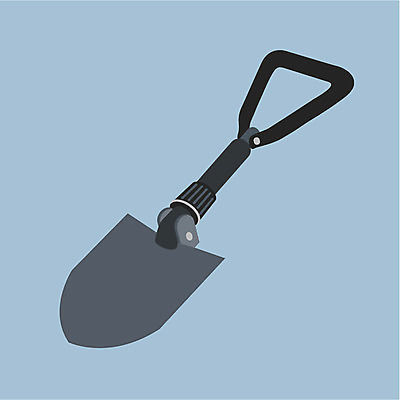 클립아트 아이콘 캠핑도구 사람없음 삽 오브젝트 2D아이콘 AI파일 캠핑 도구 파일형식 벡터