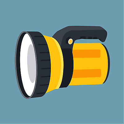 클립아트 아이콘 캠핑도구 사람없음 손전등 오브젝트 2D아이콘 AI파일 조명 캠핑 도구 파일형식 벡터