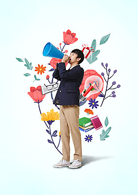 전신 PSD 편집 편집이미지 학생 교육 남자 꽃 교복 안경 전구 청소년 한명 서기 옆모습 책 선물상자 연필 확성기 외침 한국인 청소년교육 이미지편집 식물 1 잡화 옷 뷰포인트 모션 학용품 선물 사람 동양인 상자 필기구 소리 파일형식