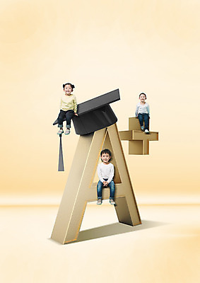 전신 PSD 편집 편집이미지 어린이교육 교육 어린이 학사모 웃음 앉기 소녀 소년 세명 한국인 에이플러스 이미지편집 모자_잡화 여자 남자 졸업 모션 표정 사람 동양인 점수 파일형식