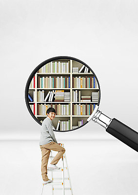 전신 PSD 편집 편집이미지 학생 교육 남자 교복 사다리 청소년 돋보기 책장 한명 웃음 옆모습 책 한국인 청소년교육 이미지편집 1 옷 뷰포인트 가구 표정 사람 동양인 도구 파일형식