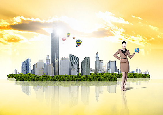 전신 PSD 서양인 구름 편집 편집이미지 여자 허리손 비즈니스 하늘 부동산 한명 서기 들기 빌딩 20대 성인 지구본 노을 글로벌비즈니스 열기구 비즈니스우먼 이미지편집 자연요소 외국인 1 포즈 항공교통 모션 사람 청년 건물 글로벌 직장인 재산 파일형식