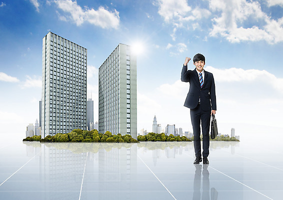 전신 PSD 구름 편집 편집이미지 남자 서류가방 비즈니스 하늘 부동산 한명 서기 웃음 빌딩 20대 성인 파이팅 주먹 한국인 비즈니스맨 이미지편집 자연요소 1 가방 모션 표정 사람 동양인 청년 건물 직장인 재산 파일형식