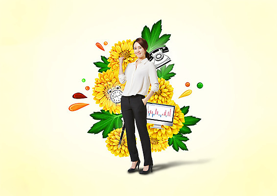 전신 PSD 편집 편집이미지 여자 꽃 비즈니스 그래프 한명 서기 웃음 성인 30대 펜 모니터 파이팅 주먹 한국인 자명종 비즈니스우먼 전화기 이미지편집 식물 1 시계 모션 표정 사람 동양인 장년 컴퓨터 필기구 알람 직장인 파일형식