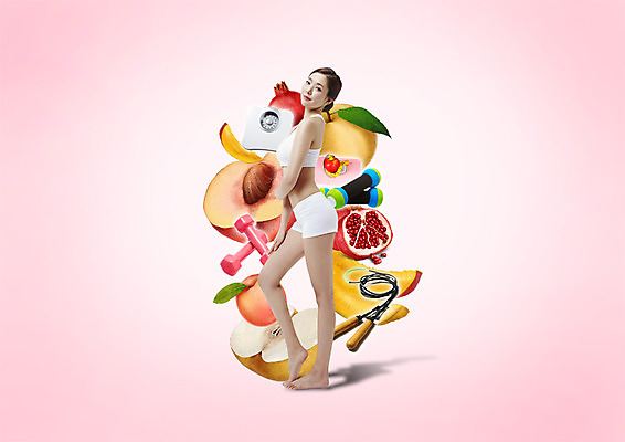 전신 PSD 편집 편집이미지 여자 음식 다이어트 단면 한명 서기 20대 성인 옆모습 운동복 운동 아령 한국인 배 탱크톱 체중계 줄넘기 복숭아 석류 의료성형뷰티 이미지편집 1 옷 뷰포인트 상의 과일 모션 건강 사람 동양인 청년 파일형식