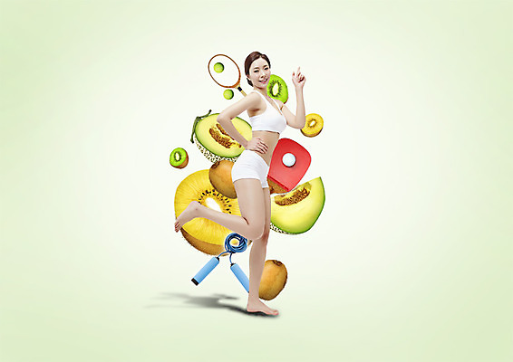 PSD 편집 편집이미지 여자 허리손 다이어트 단면 키위 한명 서기 웃음 20대 성인 옆모습 운동복 운동 한국인 테니스라켓 탁구채 탱크톱 멜론 테니스공 줄넘기 탁구공 아보카도 이미지편집 1 옷 뷰포인트 포즈 상의 과일 공 모션 표정 건강 사람 동양인 청년 테니스 라켓 테니스용품 탁구용품 파일형식