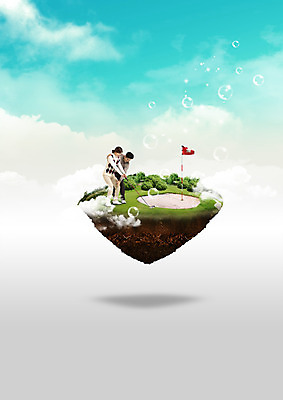 전신 PSD 구름 편집 편집이미지 부부 여자 남자 40대 골프 하늘 서기 잔디 성인 두명 운동 골프채 한국인 물방울 깃발 이미지편집 자연요소 식물 커플 중년 모션 골프용품 건강 사람 동양인 구기 파일형식