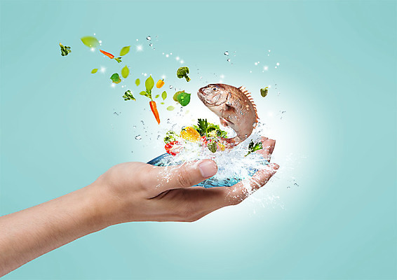 PSD 편집 편집이미지 손 음식 피망 나뭇잎 어류 들기 신체부위 당근 브로콜리 해산물 튀는물 이미지편집 잎 채소 모션 뿌리채소 사람 수중동물 액체표현 스플래쉬 파일형식