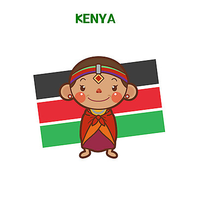 클립아트 여자 일러스트 한명 성인 아프리카인 전통의상 케냐 케냐국기 국내일러스트 AI파일 외국인 1 전통 아프리카 사람 국기 파일형식 벡터
