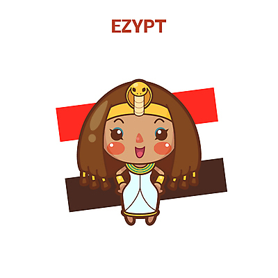 클립아트 여자 일러스트 이집트 한명 성인 전통의상 이집트인 이집트국기 국내일러스트 AI파일 1 전통 아프리카 사람 아프리카인 국기 파일형식 벡터