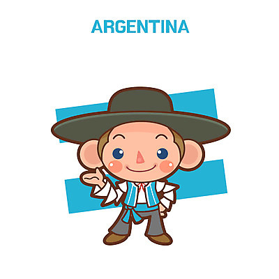 클립아트 남자 일러스트 한명 성인 전통의상 아르헨티나 아르헨티나국기 아르헨티나인 국내일러스트 AI파일 1 전통 사람 인종 남아메리카 국기 파일형식 벡터
