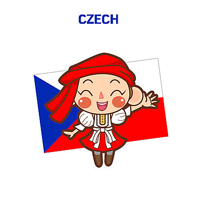 클립아트 여자 일러스트 한명 성인 전통의상 체코 체코공화국 국내일러스트 AI파일 1 전통 유럽 사람 공화국 파일형식 벡터