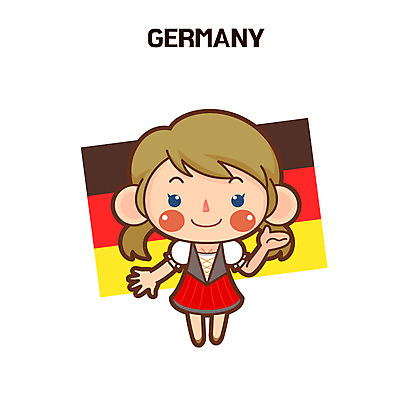 클립아트 여자 일러스트 독일 한명 성인 전통의상 독일국기 독일인 독일전통의상 국내일러스트 AI파일 1 전통 유럽 사람 인종 국기 파일형식 벡터