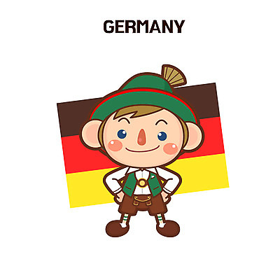 클립아트 남자 일러스트 독일 한명 성인 전통의상 독일국기 독일인 독일전통의상 국내일러스트 AI파일 1 전통 유럽 사람 인종 국기 파일형식 벡터