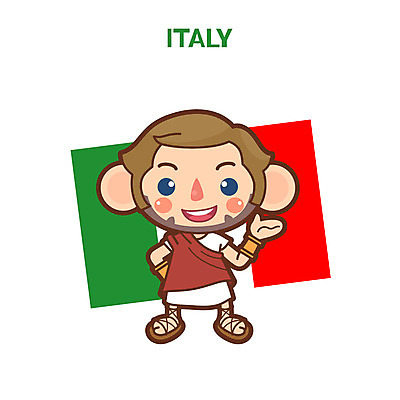 클립아트 남자 일러스트 한명 성인 이탈리아 전통의상 이탈리아국기 국내일러스트 AI파일 1 전통 유럽 사람 국기 파일형식 벡터