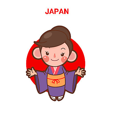 클립아트 여자 일러스트 한명 성인 일본 전통의상 일본전통의상 일본인 국내일러스트 AI파일 외국인 1 전통 아시아 사람 동양인 파일형식 벡터