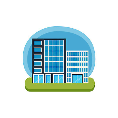 클립아트 아이콘 빌딩 사람없음 건물 건물아이콘 2D아이콘 AI파일 건축물 파일형식 벡터