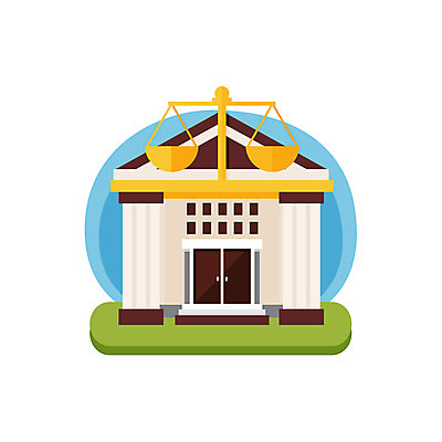 클립아트 아이콘 저울 사람없음 건물 건물아이콘 법원 2D아이콘 AI파일 건축물 파일형식 벡터