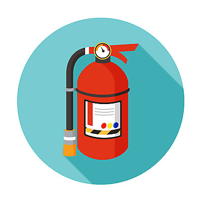 클립아트 아이콘 사람없음 소화기 2D아이콘 AI파일 안전장비 소방 파일형식 벡터