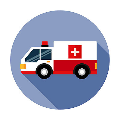 클립아트 아이콘 사람없음 구급차 2D아이콘 AI파일 자동차 파일형식 벡터