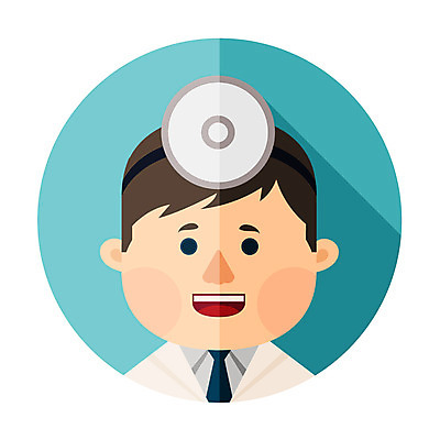 클립아트 아이콘 남자 한명 성인 의사 2D아이콘 AI파일 1 사람 의료진 파일형식 벡터