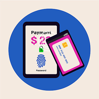 클립아트 아이콘 모바일 자물쇠 사람없음 금융 신용카드 모바일쇼핑 핀테크 2D아이콘 AI파일 경제 온라인쇼핑 파일형식 벡터