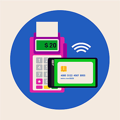 클립아트 아이콘 사람없음 금융 신용카드 카드단말기 핀테크 2D아이콘 AI파일 모바일 경제 단말기 파일형식 벡터