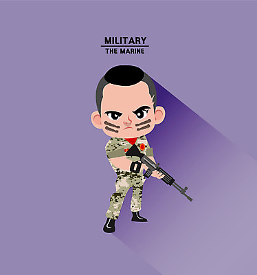 클립아트 남자 일러스트 한명 성인 군인 총 아이소메트릭 국방 해병대 국내일러스트 AI파일 직업 1 무기 군대 사람 국군 파일형식 벡터