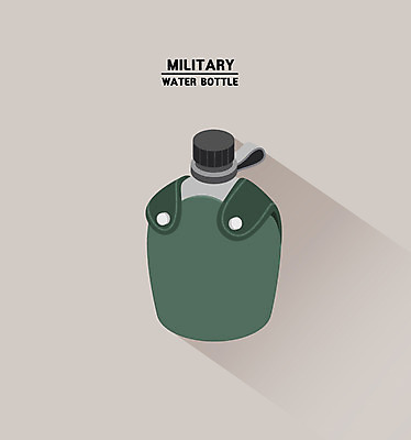 클립아트 일러스트 사람없음 아이소메트릭 국방 군용수통 수통 국내일러스트 AI파일 군용품 파일형식 벡터