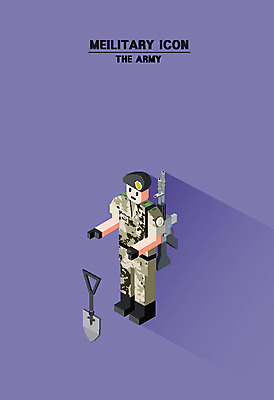 클립아트 남자 일러스트 한명 성인 군인 총 삽 육군 베레모 아이소메트릭 국방 국내일러스트 AI파일 직업 모자_잡화 1 무기 군대 사람 국군 파일형식 벡터