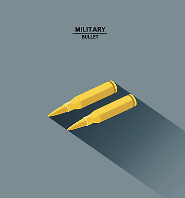 클립아트 일러스트 사람없음 아이소메트릭 총알 국방 국내일러스트 AI파일 무기 파일형식 벡터