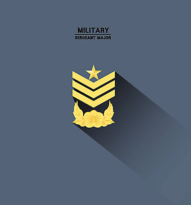 클립아트 일러스트 사람없음 심볼 아이소메트릭 계급 계급장 국방 부사관 국내일러스트 AI파일 군대 파일형식 벡터