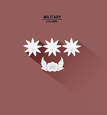 클립아트 일러스트 사람없음 심볼 아이소메트릭 계급 계급장 국방 국내일러스트 AI파일 파일형식 벡터