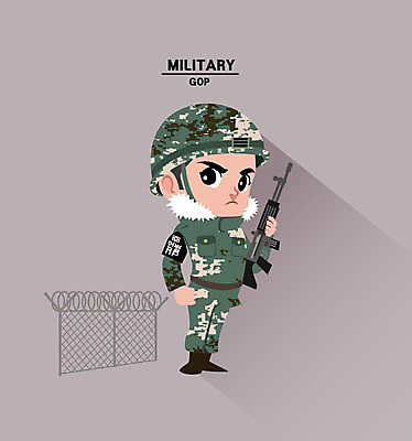 전신 클립아트 남자 일러스트 한명 성인 군인 총 철조망 아이소메트릭 국방 일반전초 국내일러스트 AI파일 직업 1 무기 군대 사람 국군 파일형식 벡터