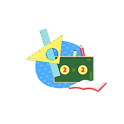 클립아트 아이콘 교육 사람없음 책 연필 칠판 수학 삼각자 수학기호 2D아이콘 AI파일 기호 교과목 학용품 자 필기구 파일형식 벡터