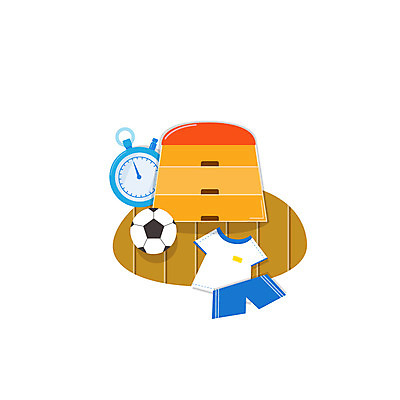 클립아트 아이콘 교육 축구공 사람없음 체육복 체육교육 뜀틀 초시계 2D아이콘 AI파일 스포츠용품 시계 공 축구용품 운동복 체육 파일형식 벡터