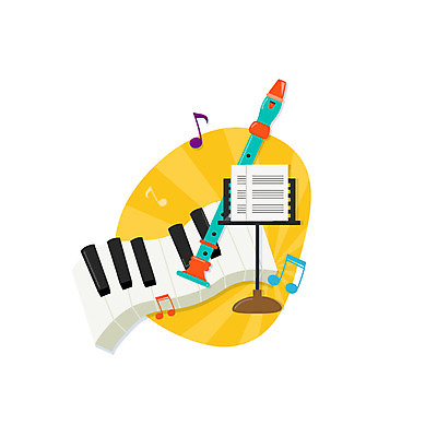 클립아트 아이콘 교육 악기 음표 사람없음 피아노건반 건반 건반악기 보면대 악보 음악교육 리코더 2D아이콘 AI파일 기호 음악 피아노 목관악기 파일형식 벡터