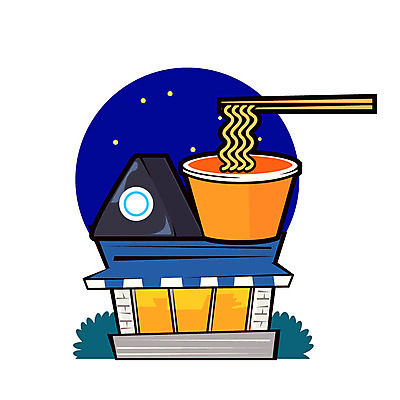 클립아트 아이콘 젓가락 사람없음 건물 상점 풀잎 서비스업 삼각김밥 컵라면 편의점 2D아이콘 AI파일 직업 건축물 산업 잎 수저 라면 풀_식물 김밥 파일형식 벡터