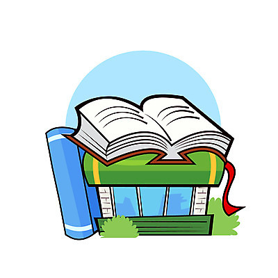 클립아트 아이콘 사람없음 건물 책 상점 풀잎 서비스업 서점 2D아이콘 AI파일 직업 건축물 산업 잎 풀_식물 파일형식 벡터