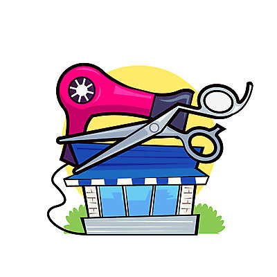 클립아트 아이콘 가위 사람없음 건물 상점 풀잎 미용실 서비스업 드라이어 2D아이콘 AI파일 직업 건축물 산업 잎 문구용품 미용용품 풀_식물 뷰티샵 파일형식 벡터