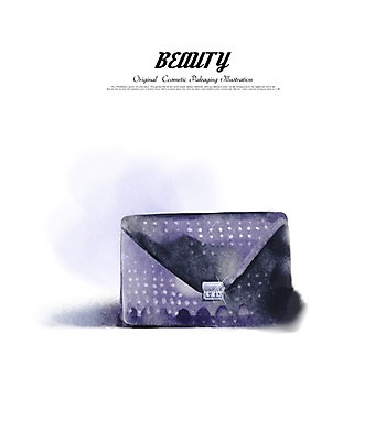 클립아트 PSD 잡화 옷 일러스트 수채화 사람없음 뷰티 클러치 국내일러스트 가방 파일형식