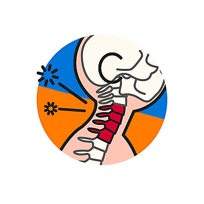 클립아트 아이콘 의학 뼈 사람모양 한명 디스크 목디스크 2D아이콘 AI파일 모양 1 사람 질병 파일형식 벡터