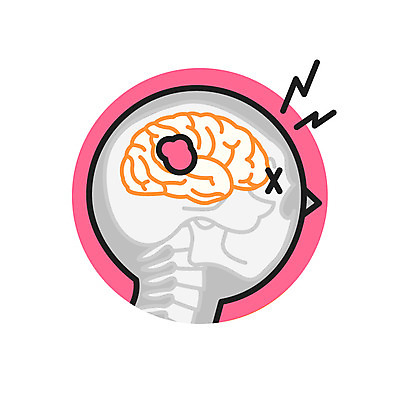 클립아트 아이콘 남자 의학 사람모양 한명 성인 뇌 뇌종양 2D아이콘 AI파일 모양 1 사람 병 파일형식 벡터