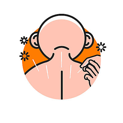 클립아트 아이콘 남자 의학 한명 성인 신체부위 한의학 등 침술 2D아이콘 AI파일 1 사람 파일형식 벡터