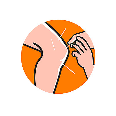 클립아트 아이콘 손 의학 신체부위 한의학 무릎 침술 2D아이콘 AI파일 사람 파일형식 벡터