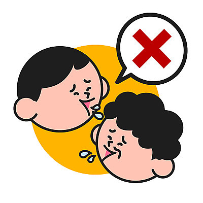 클립아트 아이콘 여자 남자 의학 성인 두명 금지 수다 침 2D아이콘 AI파일 대화 사람 파일형식 벡터