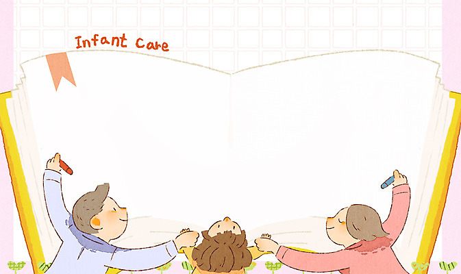 PSD 여자 남자 어린이 일러스트 가족 성인 세명 손잡기 공책 육아 빨간크레용 프레임일러스트 국내일러스트 관계 모션 문구용품 프레임 사람 파일형식