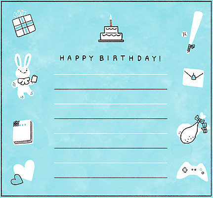 PSD 일러스트 프레임 사람없음 책 야구방망이 하트 생일 생일케이크 닭다리 생일축하 토끼인형 생일선물 생일카드 생일초 휴대용게임기 국내일러스트 모양 기념일 인형 초 카드_감사 선물 케이크 야구용품 축하 토끼 휴대용 게임기 파일형식